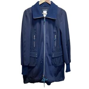 APANAGE Navy Blue Utility Jacket Size 12